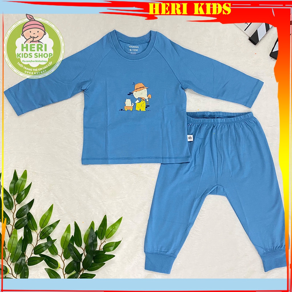 Bộ dài tay thu đông hoạ tiết CHANGG