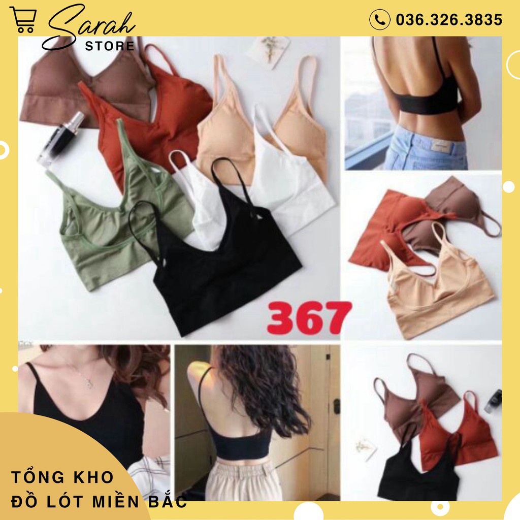 Áo bra len tăm hở lưng khoét lưng 367