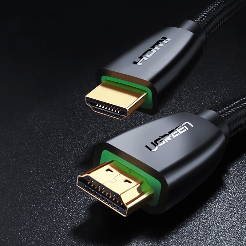 Cáp HDMI 2.0 dài 1m hỗ trợ full HD 4Kx2K chính hãng Ugreen 40408 cao cấp