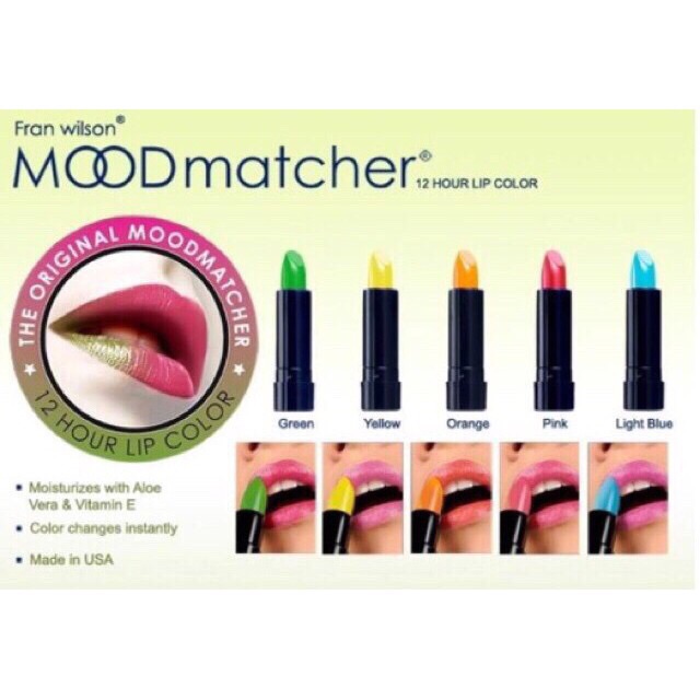 SON GIÓ FRAN WILSON MOODMATCHER LIPSTICK USA  Fran Wilson