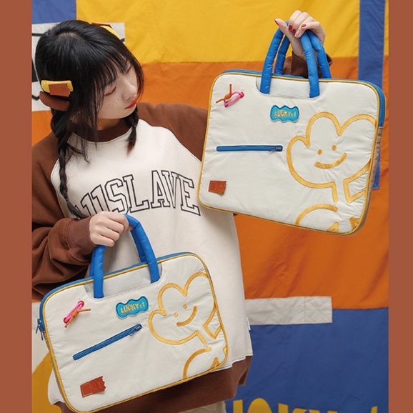 Túi đựng máy tính xách tay sức chứa lớn phong cách Hàn Quốc thời trang