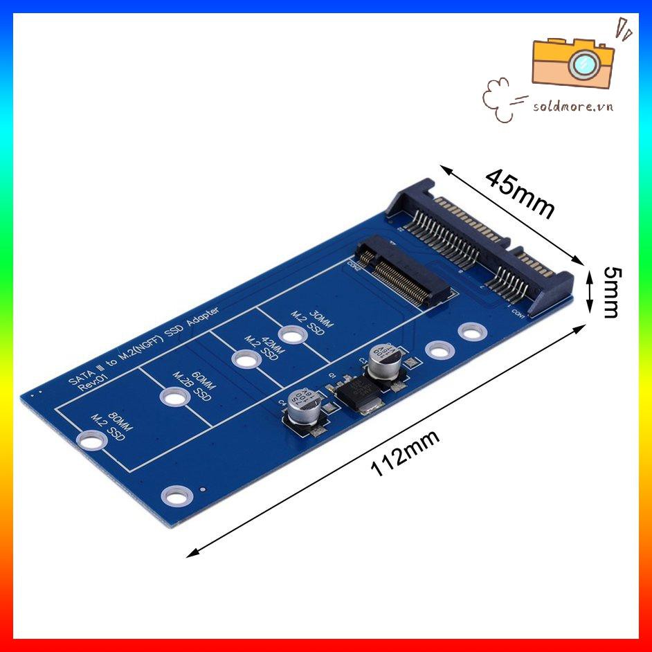 Bộ Chuyển Đổi M2 Ngff Ssd Sata3 Ssds Sang Sata