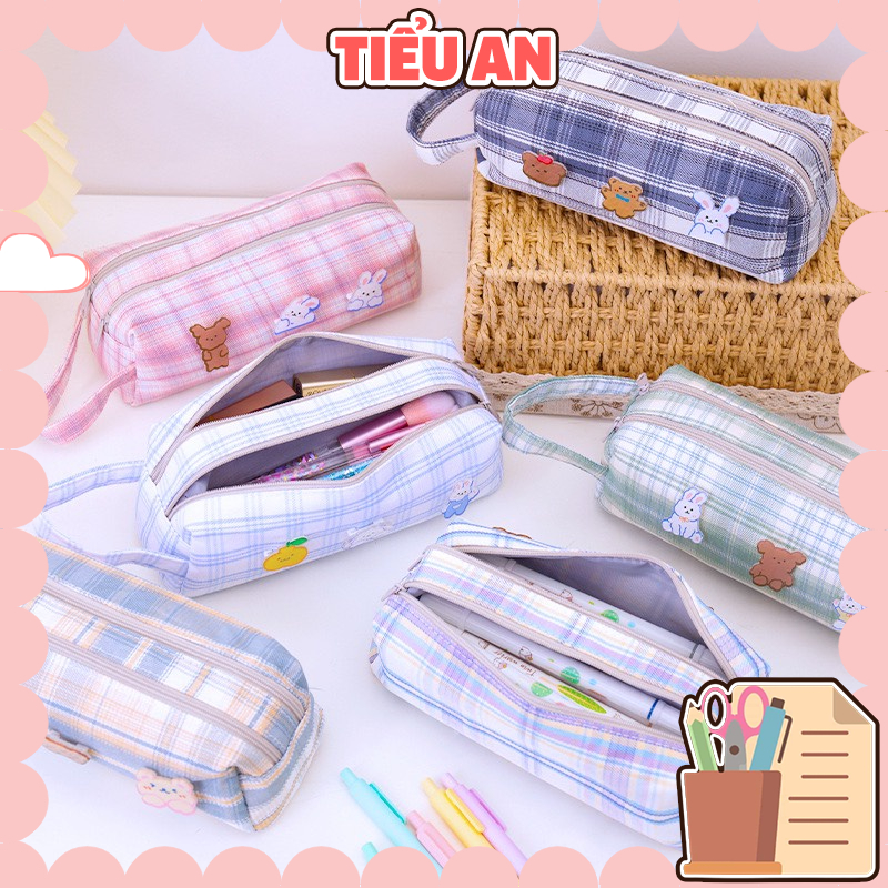 Bóp Viết Caro Đa Năng Lớn (sticker ngẫu nhiên) - 20x12 cm