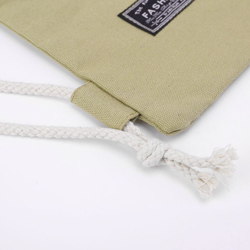 Túi vải canvas dây rút đựng đồ đi học/ tập gym