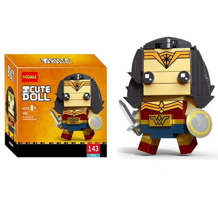 Lego Decool_Cute Doll _ đồ chơi lắp ráp siêu anh hùng, đồ chơi xếp hình