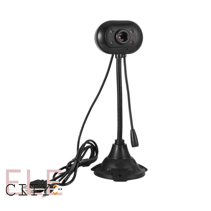 111ele}  Computer Camera Sensor Video Recording Web Camera with Mic Desktop   Laptop PC practical