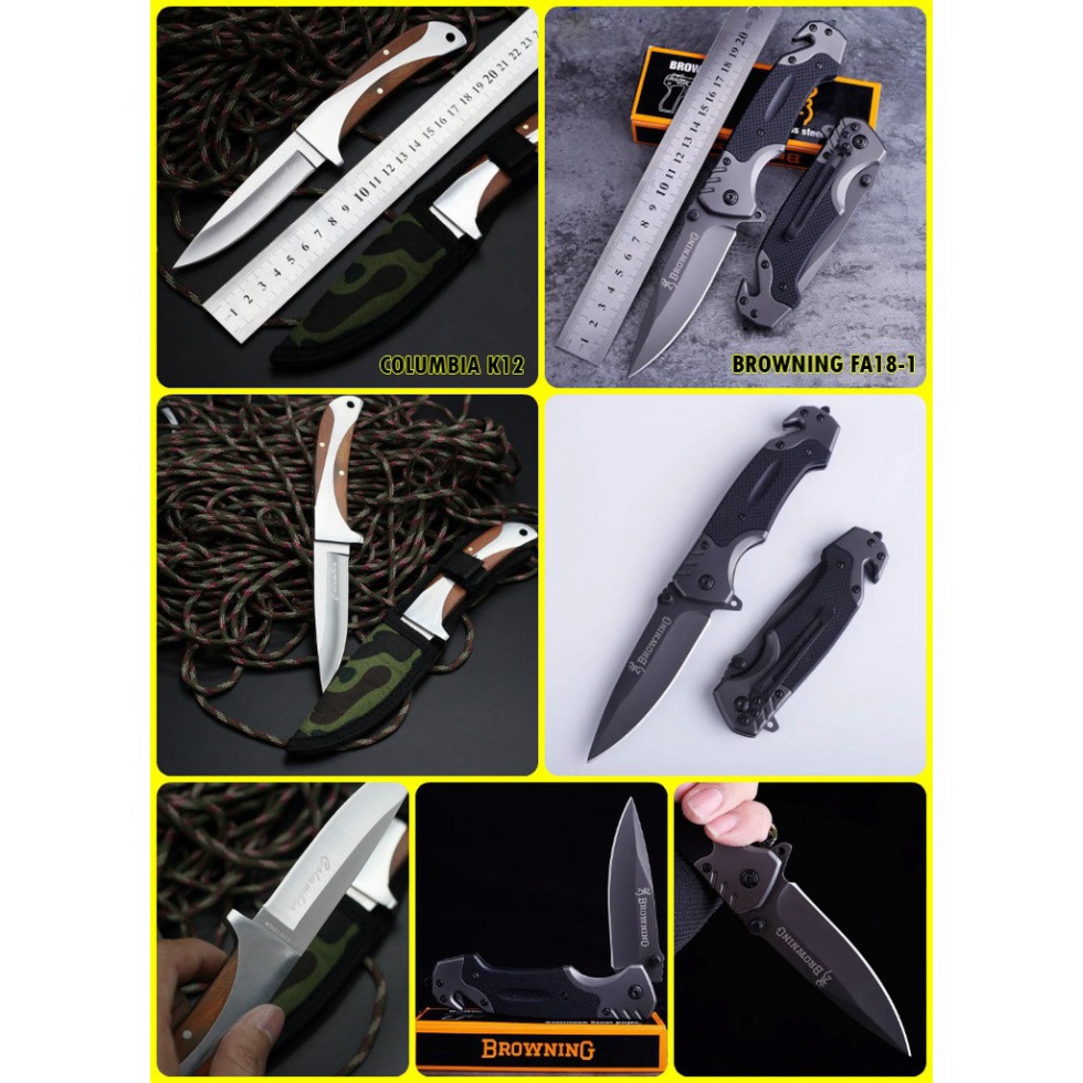 DAO PHƯỢT GẤP CÁC LOẠI BROWNING - COLUMBIA - JEEP - THỤY SỸ...