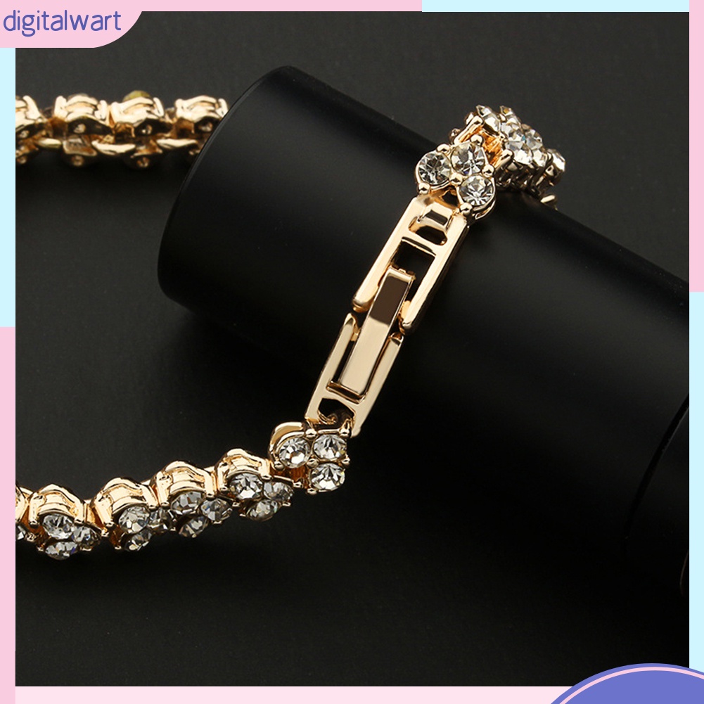 Vòng Tay Đính Đá Kiểu Dáng Đơn Giản, Thời Trang Cho Nữ