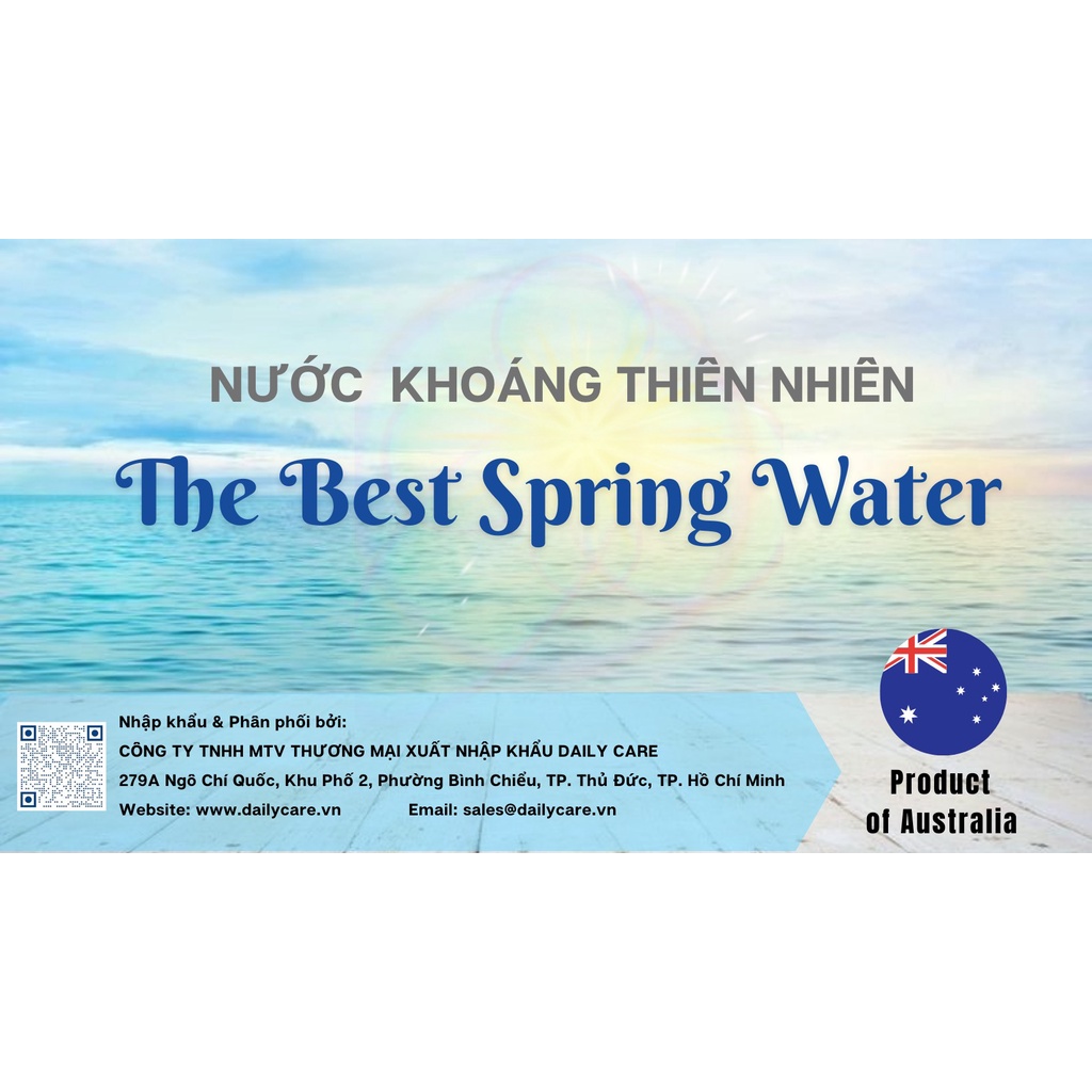 Bình 12 Lít nước khoáng thiên nhiên Aqua To Go - Nhập khẩu từ Úc
