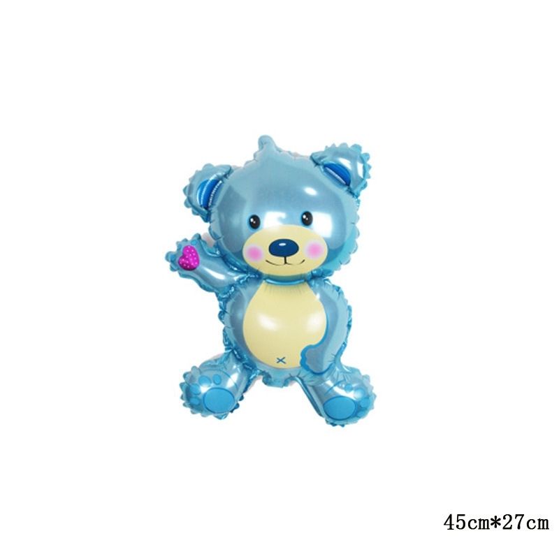 Bong bóng hình con gấu, size mini, trang trí sinh nhật, party Fubao Store