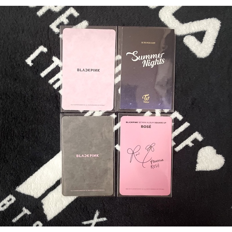 Card Pre Order Album Bornpink Bản Ktown Rosé Và Jennie