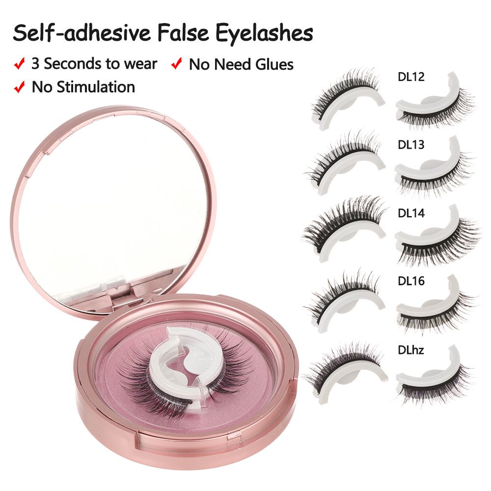 [Hàng mới về] Lông mi giả 3D tự dính không cần keo có thể tái sử dụng tiện lợi