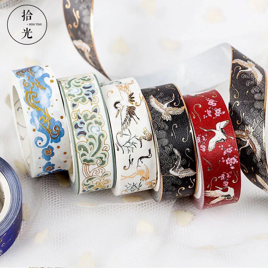 washi tape băng dính cổ trang sẵn