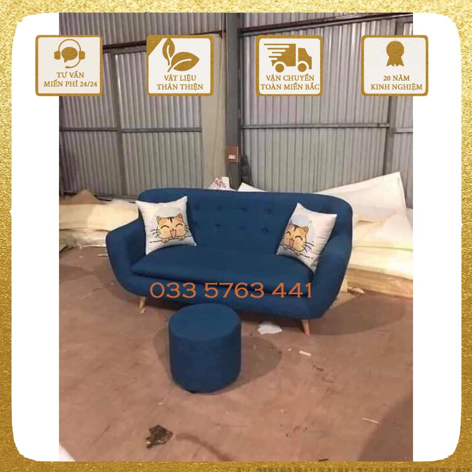 Bộ ghế sofa dài 1m6 hoặc 1m8 hoặc 2m hoặc 2m2 - có nhận làm theo kích thước - có nhiều màu sắc