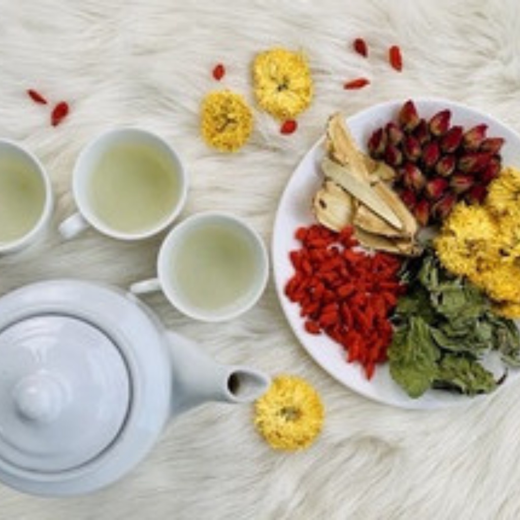 Trà hoa hồng ngũ vị giảm cân đẹp da 5 vị (set 10 gói, 20 gói, 30 gói)