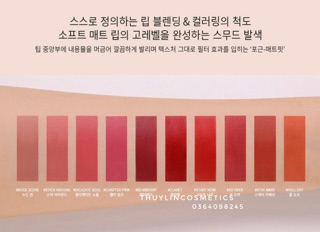 son kem lì 3CE Blurring liquid lip siêu lì