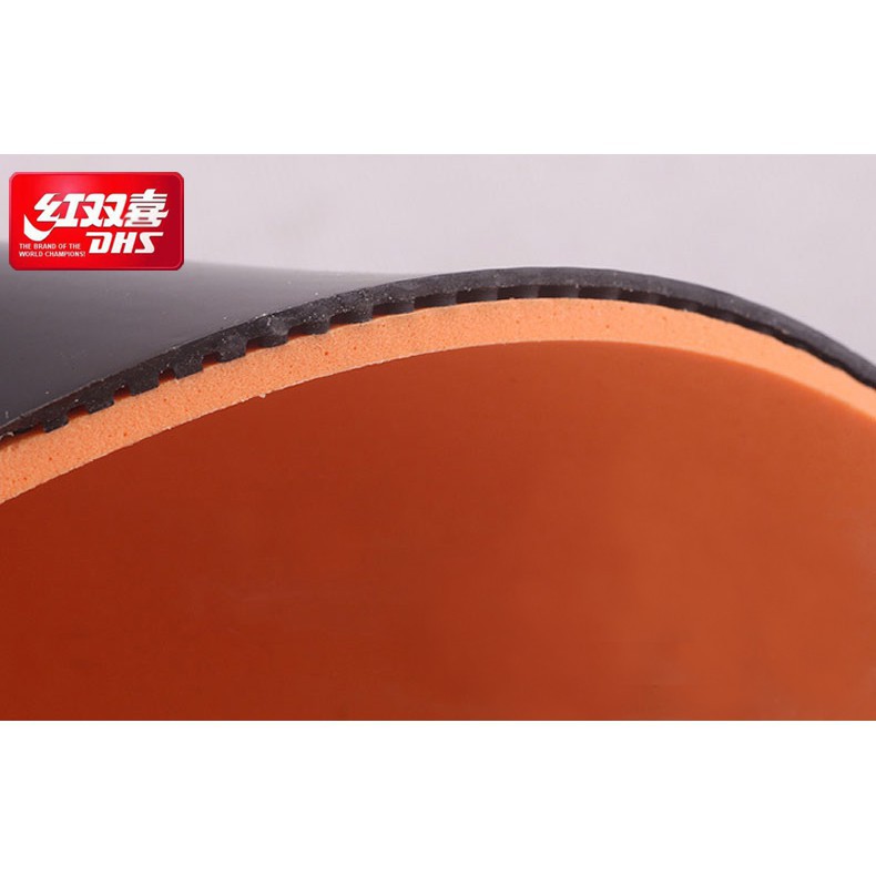 Mặt Vợt Tàu / Mặt Vợt Bóng Bàn H3 Pro Tuyển Tỉnh Lót Cam - Chính Hãng DHS