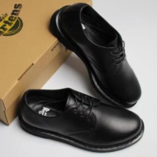 [Sale 3/3] Giày Da Bò 1461 2020 Full Black .Giày Dr.Martens Thailand Chính Hãng(1461.F.Black) Sale 11 -op1 " az