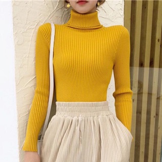 Áo len tăm cao cổ loại 1