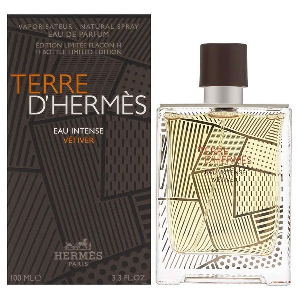 Nước hoa nam Hermes Terre D’Hermes Eau Intense Vétiver EDP 100ml – H Bottle Limited Edition