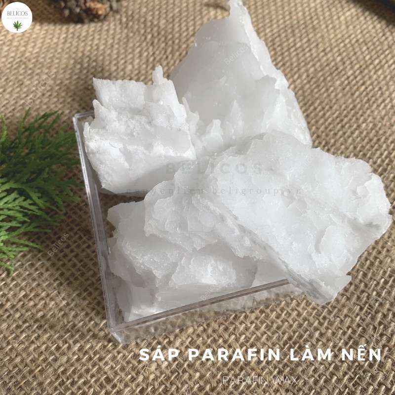 Sáp Parafin Tinh Luyện Làm Nến 1Kg an toàn,dễ làm, chất sáp khô ráo, không mùi