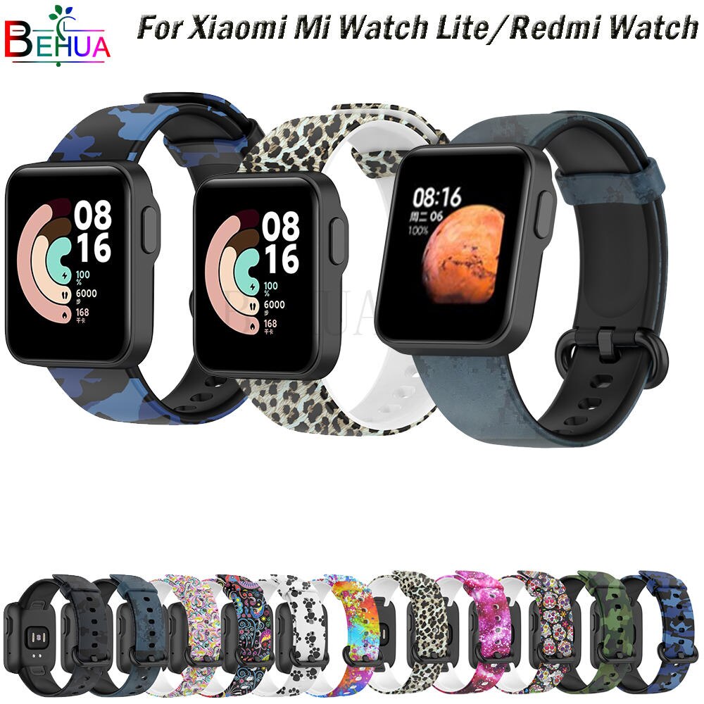 Dây đeo đồng hồ thông minh thay thế silicone có nhiều lỗ khóa cài thời trang dành cho Xiaomi Mi Watch Lite/ Redmi Watch