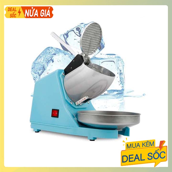 Máy bào đá xay đá, máy bào đá tuyết có 2 lưỡi dao siêu mịn