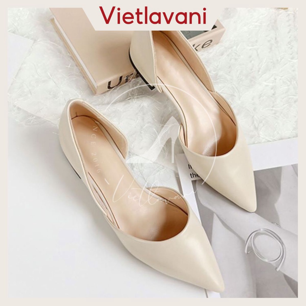 Giày bệt mũi nhọn cực tôn dáng Mã B8