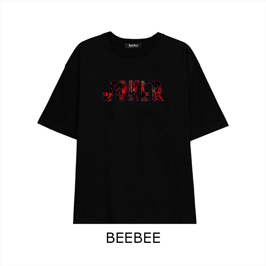 Áo thun in hình BEEBEE jocker -JK002  100% COTTON