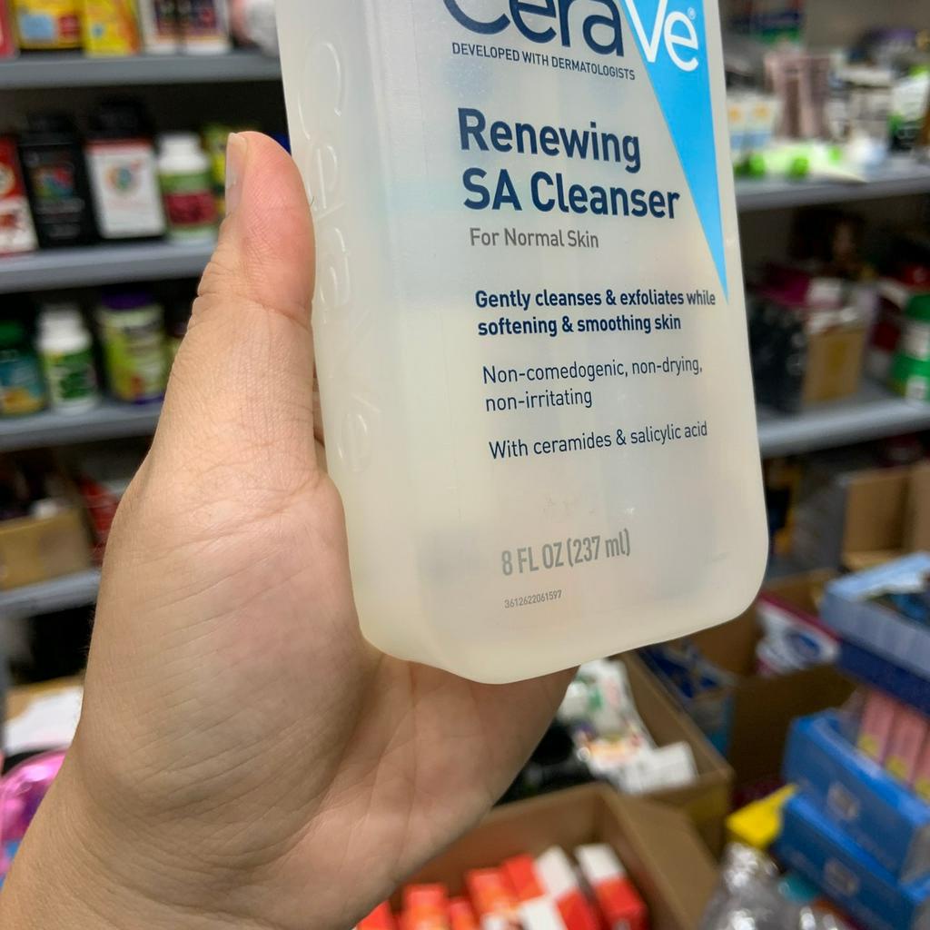 Sữa rửa mặt dành cho da thường Cerave Renewing SA Cleanser - EDS Hàng Mỹ