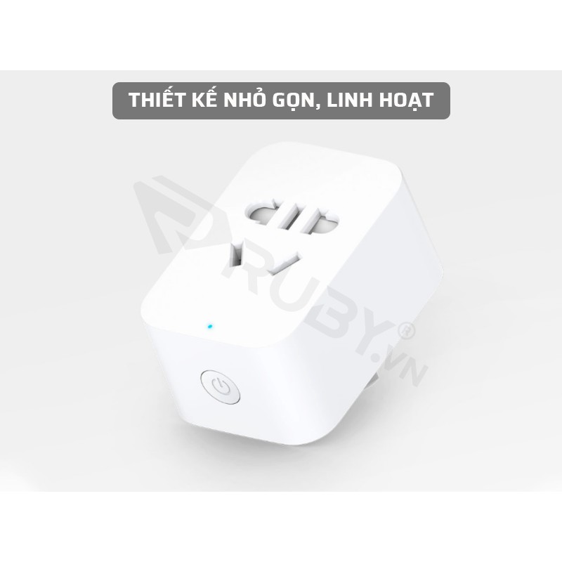 Ổ Cắm Điện Thông Minh Xiaomi Wifi Homekit, Điều khiển Thông Qua App, Chống Cháy, Chịu Nhiệt, An Toàn