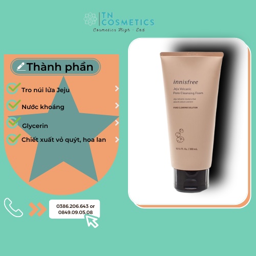 Sữa Rửa Mặt Innisfree Cleansing Foam, SRM Cleansing Foam 150ml SRM1849 | BigBuy360 - bigbuy360.vn