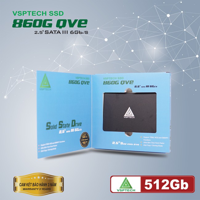 Ổ cứng SSD VSPTECH 860G QVE 512Gb