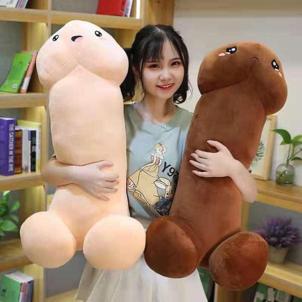 Gấu Bông Con Ciu 1m2 Siêu Khổng Lồ, Ciu Bông Cute, Gối Ôm Hình Con Kiu Vải Miniso Cao Cấp