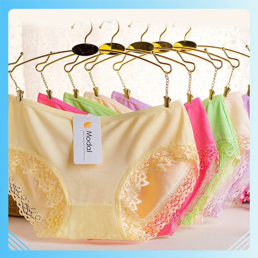[Rẻ] Quần lót ren Modal [HN] [Bán buôn]