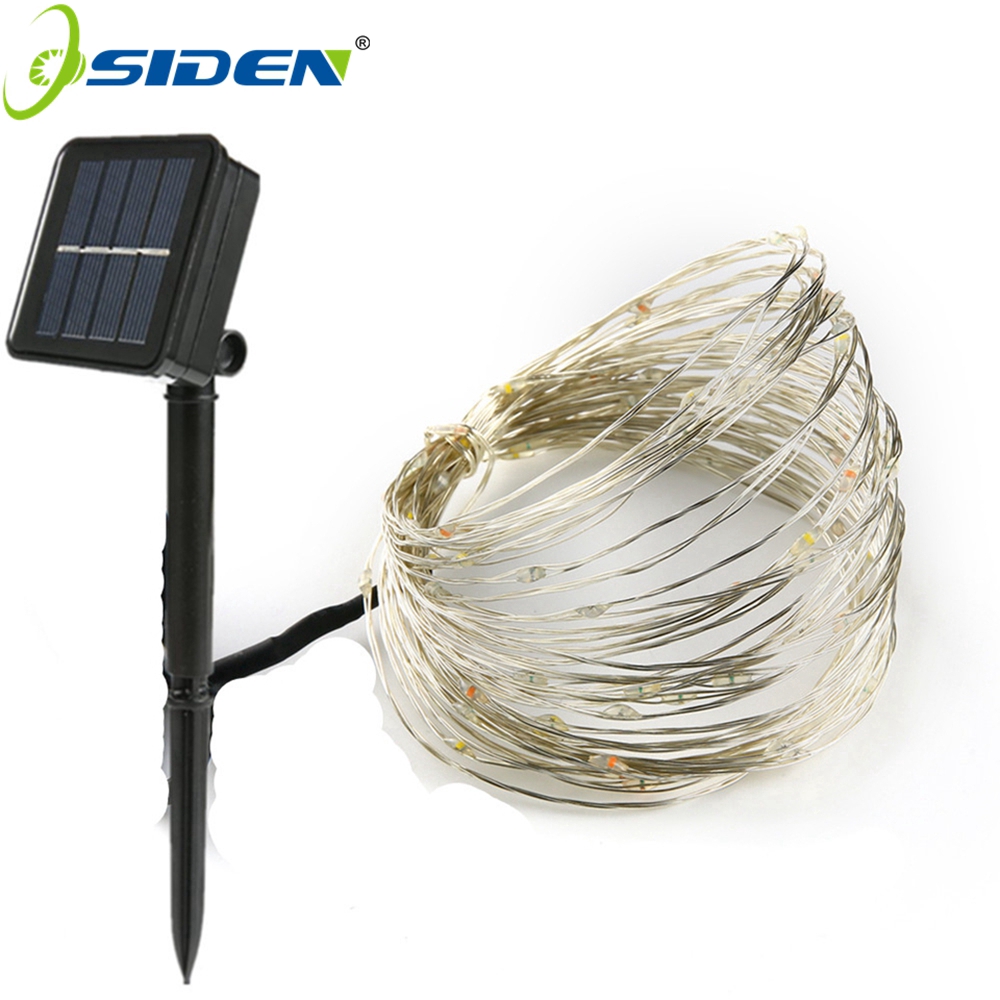 Dây đèn LED OSIDEN 7M 12M 22M 32M dây bạc ánh sáng màu chống nước trang trí giáng sin