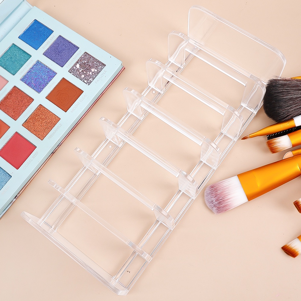 Hộp Đựng Phấn Mắt 7 Ngăn Bằng Acrylic Trong Suốt Đa Năng Ốp