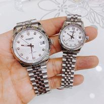 ĐỒNG HỒ SUNRISE NAM NỮ CHÍNH HÃNG VỚI MẶT KÍNH SAPPHIRE CHỐNG TRẦY DÂY ĐẶC KHÔNG GỈ PHIÊN BẢN ROLEX 