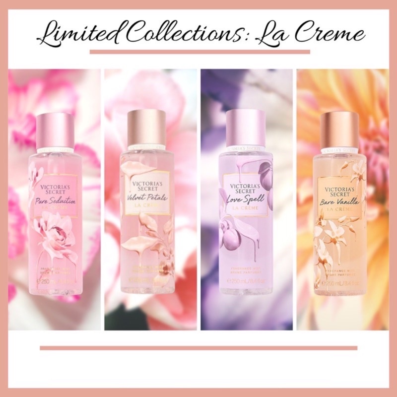 Xịt Thơm  Toàn Thân Victoria’s Secret La Creamy Fragrance Mist (250ml) +jɥȽÿ08+