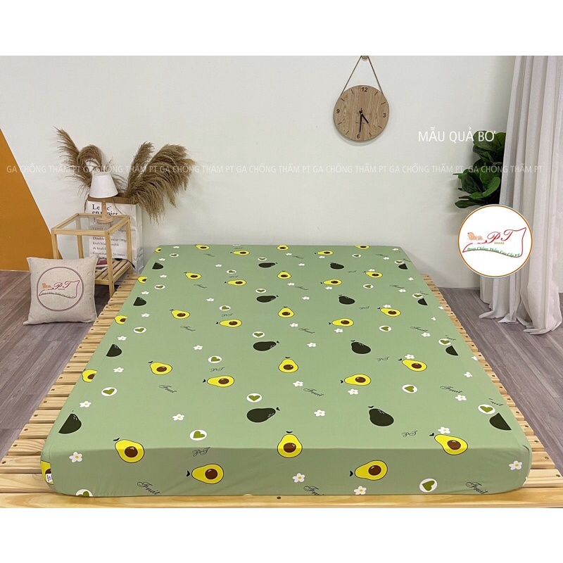 Ga giường chống thấm 2 mặt chính hãng PT chất liệu cotton lụa siêu mềm mịn, không hầm bí, không sột soạt đủ size, mẫu | BigBuy360 - bigbuy360.vn
