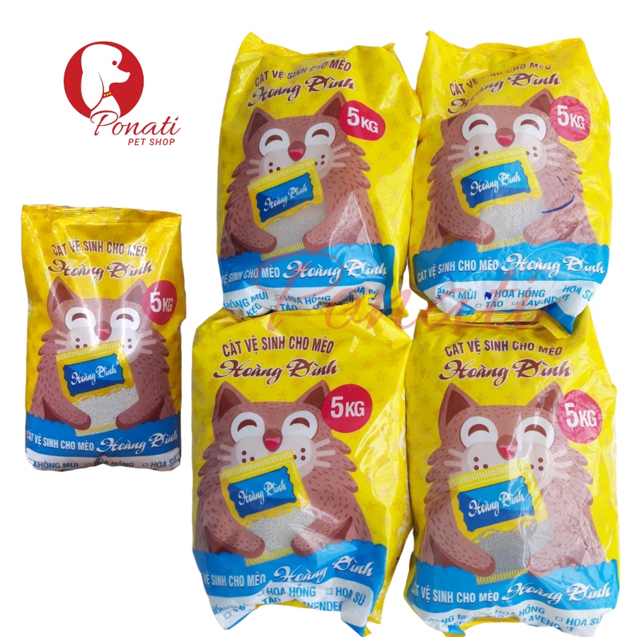 Cát Vệ Sinh Mèo Hoàng Đình - 5kg