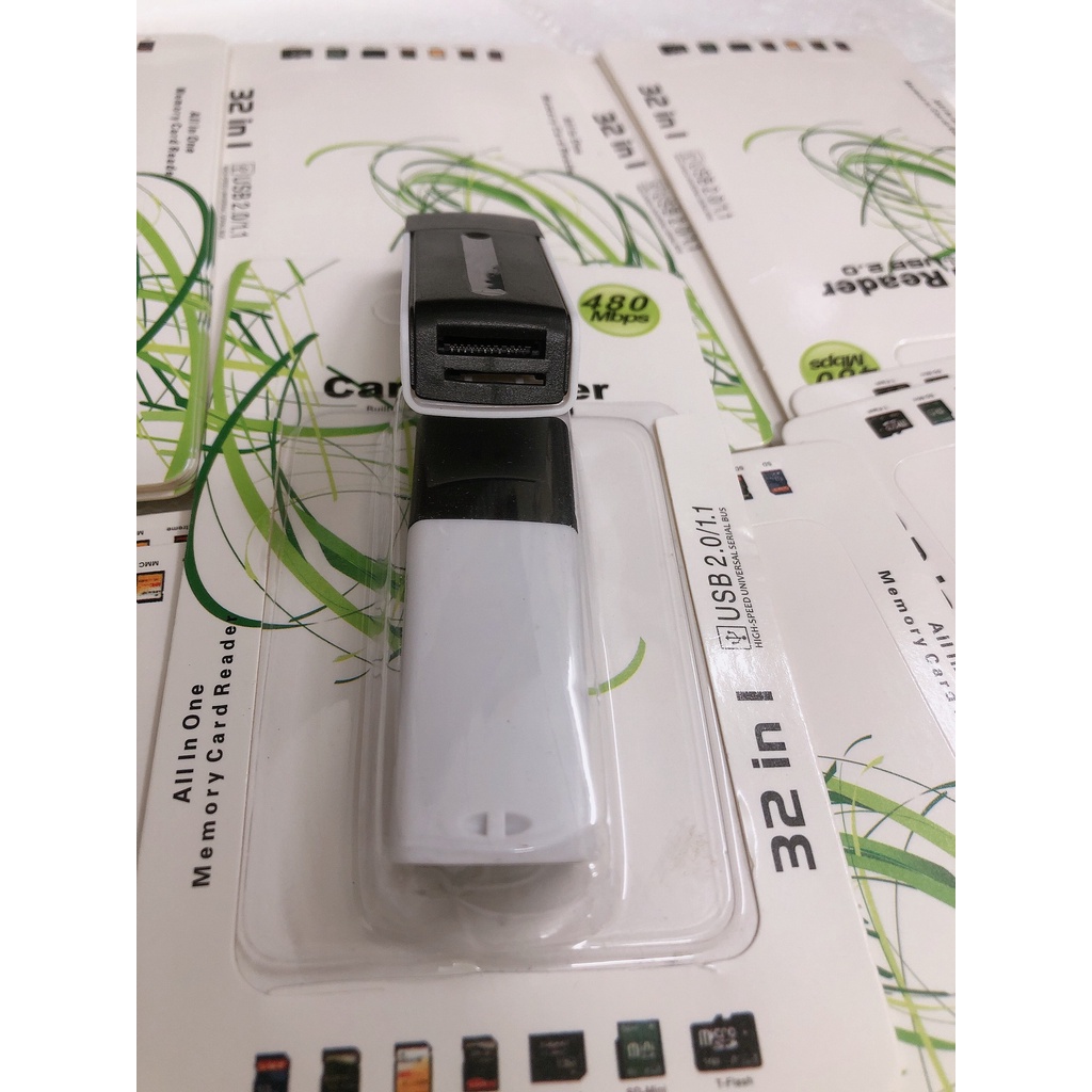 Đầu Đọc Thẻ Nhớ Sd 2.0 Usb Tốc Độ Cao Cho Máy Tính Bảng Pc