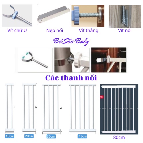 Thanh chắn cửa, chắn cầu thang Royal an toàn cho trẻ nhỏ hàng Việt Nam chất lượng cao
