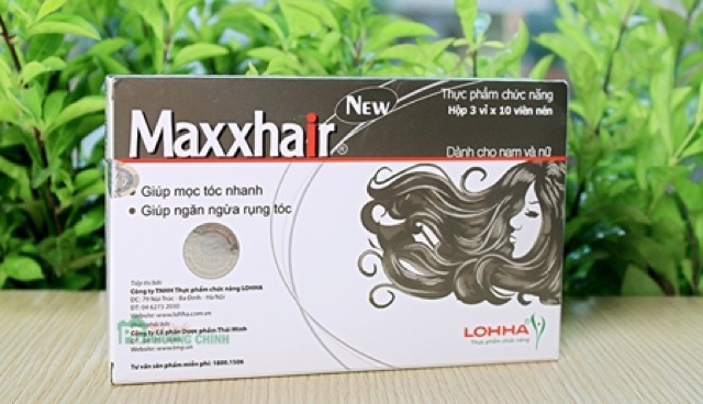 [Tích điểm chính hãng] Maxxhair - Hộp 30 viên