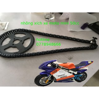 nhông xích xe cào cào mini - combo cả bộ nhông xích - xe ruồi - xe cào cào mini