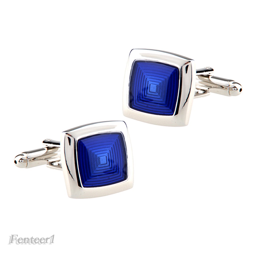 [Fenteer1] Khuy Măng Sét Trơn Quyến Rũ Thanh Lịch Làm Quà Tặng Cho Nam