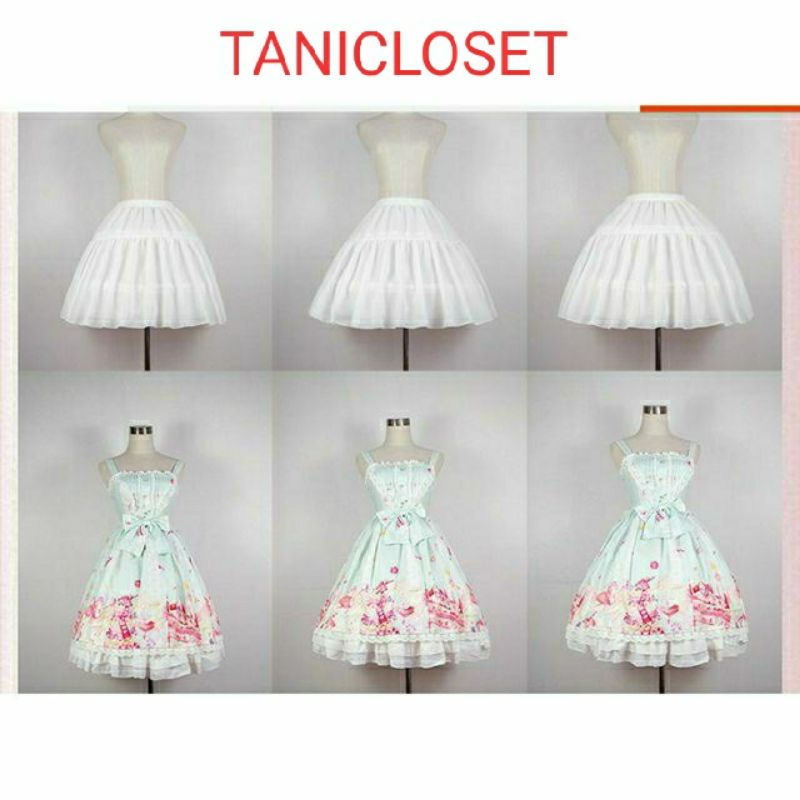 Tùng phồng lolita dạng khung 45-55-63cm