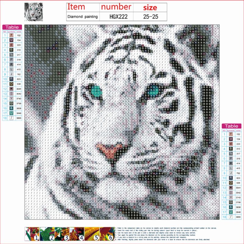 Tranh đính đá 5D tự làm hình động vật xinh xắn