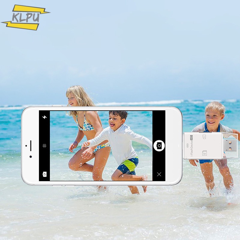 Đầu Đọc Thẻ Nhớ SD Đa Năng 3 Trong 1 Cho iPhone iPad PC