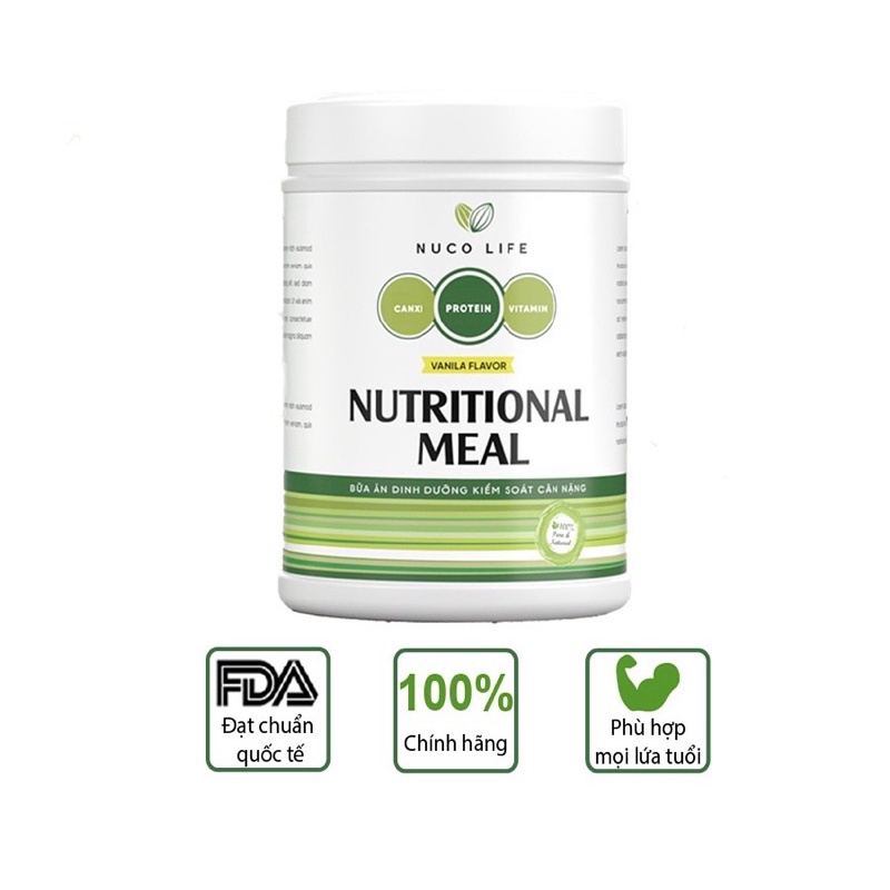 BỮA ĂN DINH DƯỠNG KIỂM SOÁT CÂN NẶNG NUTRITIONAL MEAL  tại Nguyễn Gia group